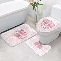 New Zealand Nurses RN Personalised Bathroom Set Pink Stethoscope Coquette Bow Maori Motif LT9 - Polynesian Pride
