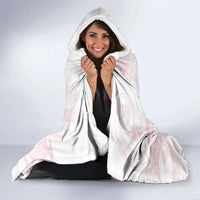 New Zealand Nurses RN Personalised Hooded Blanket Pink Stethoscope Coquette Bow Maori Motif LT9 - Polynesian Pride