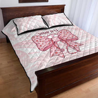 New Zealand Nurses RN Personalised Quilt Bed Set Pink Stethoscope Coquette Bow Maori Motif LT9 - Polynesian Pride