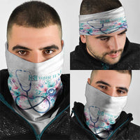 New Zealand Nurses RN Personalised Neck Gaiter Stethoscope Floral Maori Motif LT9 - Polynesian Pride