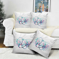 New Zealand Nurses RN Personalised Pillow Cover Stethoscope Floral Maori Motif LT9 - Polynesian Pride