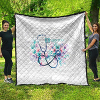 New Zealand Nurses RN Personalised Quilt Stethoscope Floral Maori Motif LT9 - Polynesian Pride
