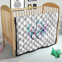 New Zealand Nurses RN Personalised Quilt Stethoscope Floral Maori Motif LT9 - Polynesian Pride
