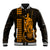 Custom Hawaii Baseball Jacket King Kamehameha - Gold LT9 Unisex Gold - Polynesian Pride