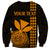 Custom Hawaii Sweatshirt King Kamehameha - Gold LT9 - Polynesian Pride