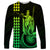 Custom Hawaii Long Sleeve Shirt King Kamehameha - Lime LT9 Unisex Lime - Polynesian Pride