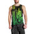 Custom Hawaii Men Tank Top King Kamehameha - Lime LT9 - Polynesian Pride