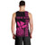 Custom Hawaii Men Tank Top King Kamehameha - Pink LT9 - Polynesian Pride