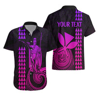 Custom Hawaii Hawaiian Shirt King Kamehameha - Pink Gradient LT9 - Polynesian Pride