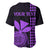 Custom Hawaii Baseball Jersey King Kamehameha - Purple LT9 - Polynesian Pride