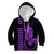 Custom Hawaii Kid Hoodie King Kamehameha - Purple LT9 Purple - Polynesian Pride