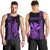 Custom Hawaii Men Tank Top King Kamehameha - Purple LT9 - Polynesian Pride