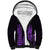 Custom Hawaii Sherpa Hoodie King Kamehameha - Purple LT9 Unisex Purple - Polynesian Pride