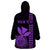 Custom Hawaii Wearable Blanket Hoodie King Kamehameha - Purple LT9 - Polynesian Pride