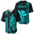 Custom Hawaii Baseball Jersey King Kamehameha - Turquoise LT9 - Polynesian Pride