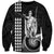 Custom Hawaii Sweatshirt King Kamehameha - White LT9 Unisex White - Polynesian Pride