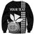 Custom Hawaii Sweatshirt King Kamehameha - White LT9 - Polynesian Pride