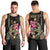 Custom Polynesian Men Tank Top Hawaiian Warriors with Tribal Shark Tattoos - Nude LT9 - Polynesian Pride