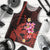 Custom Polynesian Men Tank Top Hawaiian Warriors with Tribal Shark Tattoos - Red LT9 Red - Polynesian Pride