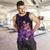 Custom Polynesian Men Tank Top Hawaiian Warriors with Tribal Shark Tattoos - Purple LT9 - Polynesian Pride