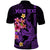 Custom Polynesian Polo Shirt Hawaiian Warriors with Tribal Shark Tattoos Purple LT9 - Polynesian Pride