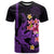 Custom Polynesian T Shirt Hawaiian Warriors with Tribal Shark Tattoos Purple LT9 Purple - Polynesian Pride