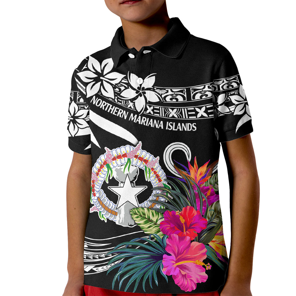 Northern Mariana Islands Kid Polo Shirt Happy Independence Day LT9 Kid White - Polynesian Pride