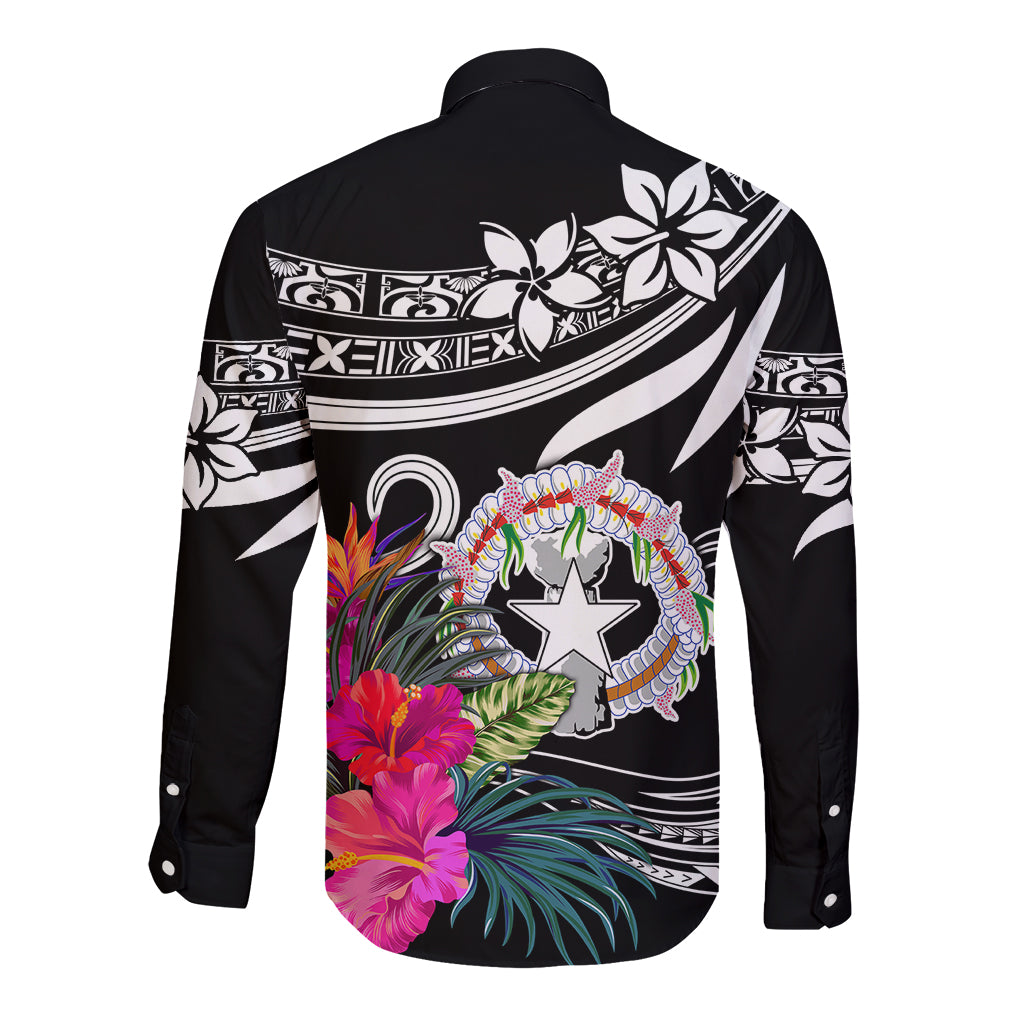 Northern Mariana Islands Long Sleeve Button Shirt Happy Independence Day LT9 - Polynesian Pride