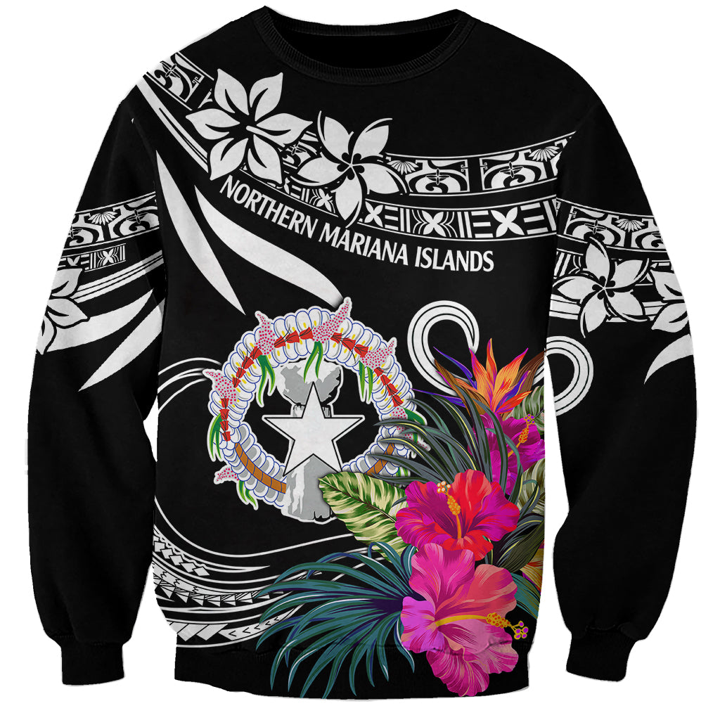 Northern Mariana Islands Sweatshirt Happy Independence Day LT9 Unisex White - Polynesian Pride