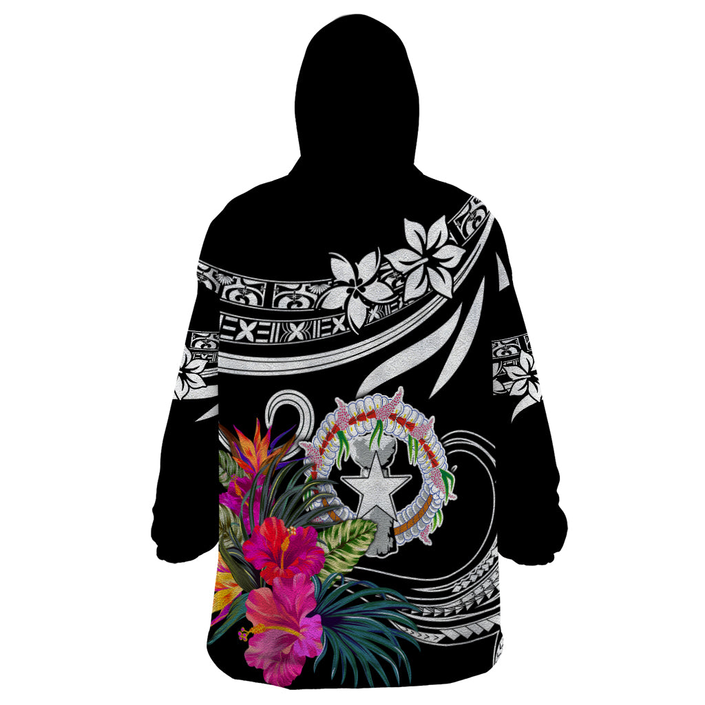 Custom Northern Mariana Islands Wearable Blanket Hoodie Happy Independence Day LT9 - Polynesian Pride