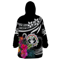 Custom Northern Mariana Islands Wearable Blanket Hoodie Happy Independence Day LT9 - Polynesian Pride