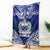 Personalised Samoa Coat Of Arms Blanket With Polynesian Pattern Version