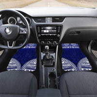 Personalised Samoa Coat Of Arms Car Mats With Polynesian Pattern Version LT9