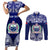 Personalised Samoa Coat Of Arms Couples Matching Short Sleeve Bodycon Dress and Long Sleeve Button Shirt With Polynesian Pattern Version