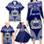 Personalised Samoa Coat Of Arms Family Matching Long Sleeve Bodycon Dress and Hawaiian Shirt With Polynesian Pattern Version