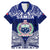 Personalised Samoa Coat Of Arms Family Matching Mermaid Dress and Hawaiian Shirt With Polynesian Pattern Version