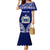 Personalised Samoa Coat Of Arms Family Matching Mermaid Dress and Hawaiian Shirt With Polynesian Pattern Version