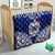 Personalised Samoa Coat Of Arms Quilt With Polynesian Pattern Version