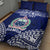 Personalised Samoa Coat Of Arms Quilt Bed Set With Polynesian Pattern Version