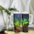 Polynesian Tribal Plumeria Tumbler With Handle with Hawaii Kanaka Maoli Reggae Version