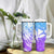 Polynesian Tribal Plumeria Tumbler With Handle with Hawaii Kanaka Maoli Blue Gradient Version