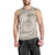 Tahitian Tiare Flower Men Tank Top Beige Polynesian Pattern