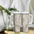 Tahitian Tiare Flower Tumbler With Handle Beige Polynesian Pattern