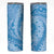 Tahitian Tiare Flower Skinny Tumbler Blue Polynesian Pattern