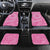 Tahitian Tiare Flower Car Mats Pink Polynesian Pattern