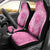 Tahitian Tiare Flower Car Seat Cover Pink Polynesian Pattern