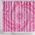 Tahitian Tiare Flower Shower Curtain Pink Polynesian Pattern