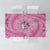 Tahitian Tiare Flower Tablecloth Pink Polynesian Pattern