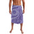 Tahitian Tiare Flower Lavalava Violet Polynesian Pattern