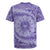 Tahitian Tiare Flower Rugby Jersey Violet Polynesian Pattern